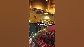 BFG 9000 in Doom 2016 vs Doom Eternal #doom #doometernal #doomslayer