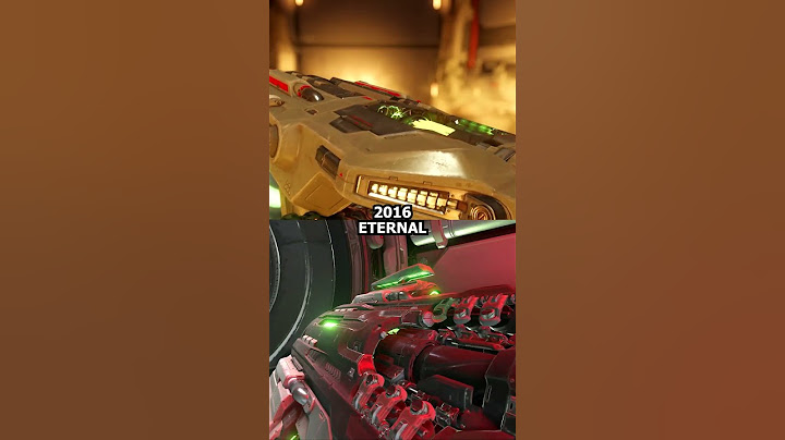 BFG 9000 in Doom 2016 vs Doom Eternal #doom #doometernal #doomslayer