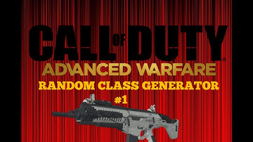 Advanced Warfare Random Class Generator #1
