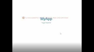 Exceed maximum attempts of password on myapp TCS || Ultimatix account locked || Aashish Roy