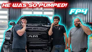 GIVING a Random SUBSCRIBER Their Dream Truck!!!! HE LOVED IT!!!!