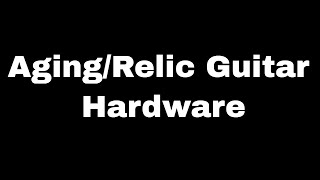 How to AgeRelic Chrome Hardware Whiskey Barrel Top Part IV BigDGuitars