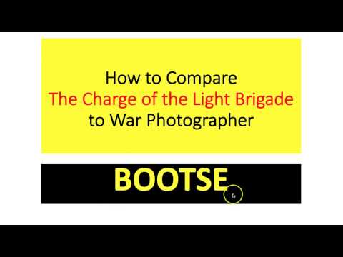 How to Compare Poems: Tennyson's The Charge of the Light Brigade, Duffy's War Photographer