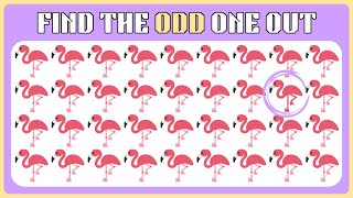 HOW GOOD ARE YOUR EYES? 👁 #16 I Find The Odd Emoji Out 🦩 I Animal Emoji Edition