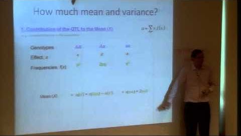 BroadE: Statistical Genetics - Introduction to the biometrical model and GWAS technology