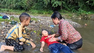 Single mother: Rescued a drowning child on the way to work - Ly Tien Ca
