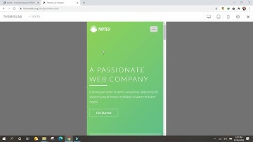 Notes : Free Bootstrap 4 HTML5 Product Launching Landing Page Website Template