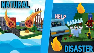 NATURAL DISASTER in build a boat for treasure ROBLOX