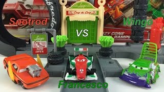 Disney Pixar Cars Fast as Lightning - Francesco Stage 2/4 vs Wingo, Snotrod Resimi
