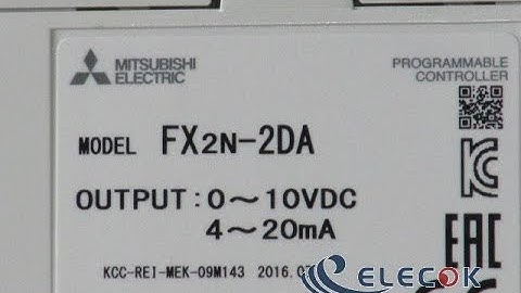 FX2N-2DA PLC Output Module