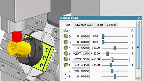 Highlight Collisions  in Machine Code Based Simulation in NX CAM