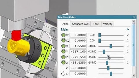 Highlight Collisions  in Machine Code Based Simulation in NX CAM
