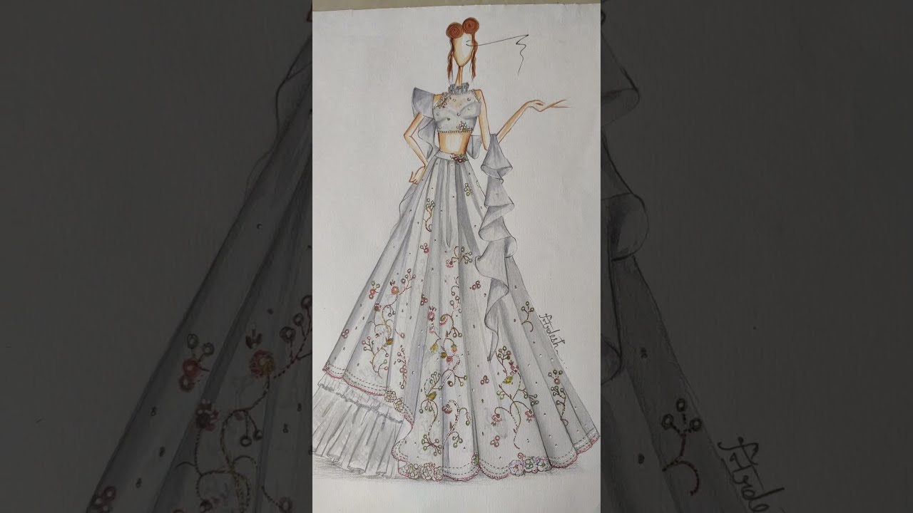 Over 3000 Amazing Wedding Dress Sketches Created  Wedding dress sketches  Wedding dresses Dress sketches