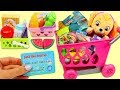 Paw Patrol Baby Skye Goes Shopping for Groceries and Surprise Toys!