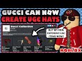 Gucci Got Into The UGC Program! PEOPLE ARE ANGRY! (ROBLOX)