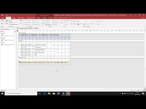 Office Data Processing L4 (MS Access - Creating a Form) - Mrs. L. Stander