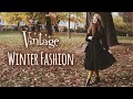 How i stay warm during winter  vintage fashion inspo