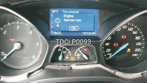 Focus TDCi Info Light*s On  / OBD II Code: P0093/P0094 ...