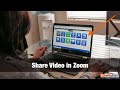 Share video in Zoom