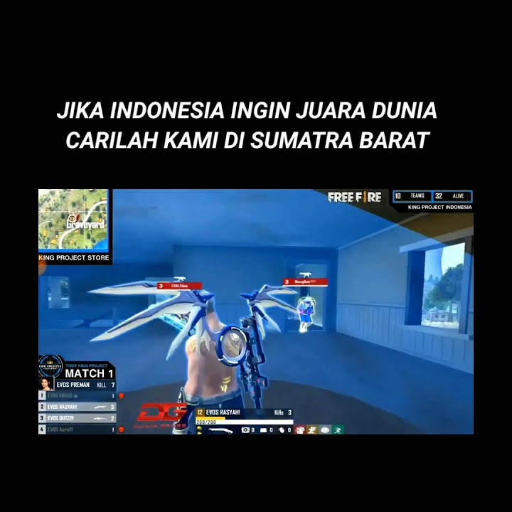 STORY WA FF 30 DETIK || JIKA INDONESIA INGIN JUARA DUNIA CARILAH KAMI DI SUMATRA BARAT🔥👍