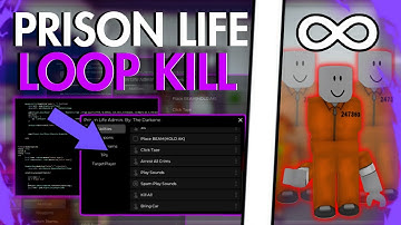 *THE BEST* Prison Life Script || LOOP KILL || (PASTEBIN 2024)