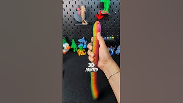 3D Printed RAINBOW Slinky Snake