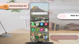 Samsung Galaxy S23 Ultra : How to show an edge clock on your Always On Display screenshot 3