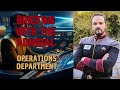 Operations Department - Briefing with the Admiral