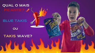 QUAL O SALGADINHO MAIS PICANTE? 🌶️ #takis    BLUE TAKIS OU TAKIS WAVE?