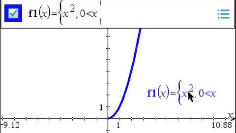 TI Nspire Tips   Restrict Graphing Domains