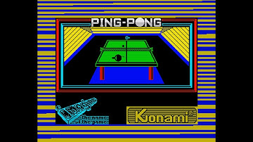 ZX Spectrum - Music Loader - Ping-Pong by Konami / Imagine (1986)