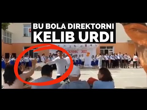 Maktab direktorini sharmanda qildi bu o'quvchi. 25-may So'ngi qo'ng'iroq tadbirida bugun bo'lgan