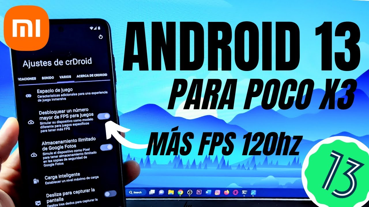 😍Así instale android 13 En el POCO X3 PRO!! CrDroid Para tu Xiaomi ...