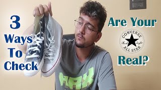 Are your CONVERSE All-Stars REAL or NOT? | 3 Easy ways to spot fake Converse Net Worth