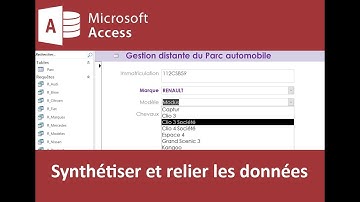 Relier des listes déroulantes sur un formulaire Access