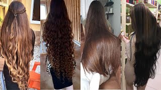 Beautiful Long Hair Style| #Long Hair Dps| #Long Hair Dpz| #Stylish long  hair/ Style - YouTube