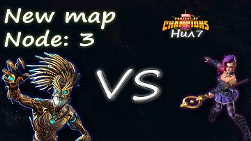Mcoc aw new map node 3 R3 Warlock VS R4 Nico Minoru