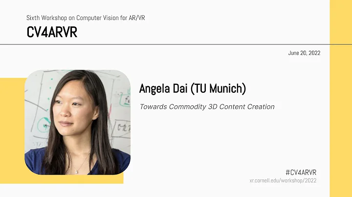 Angela Dai - Towards Commodity 3D Content Creation...