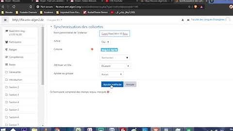 Moodle Ajouter des groupes au cours