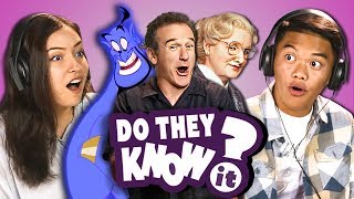 DO TEENS KNOW ROBIN WILLIAMS MOVIES? (REACT: Do They Know It?)