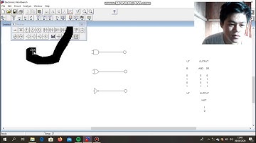 Simulasi gerbang logika (AND OR AND NOT) Menggunakan aplikasi ewb