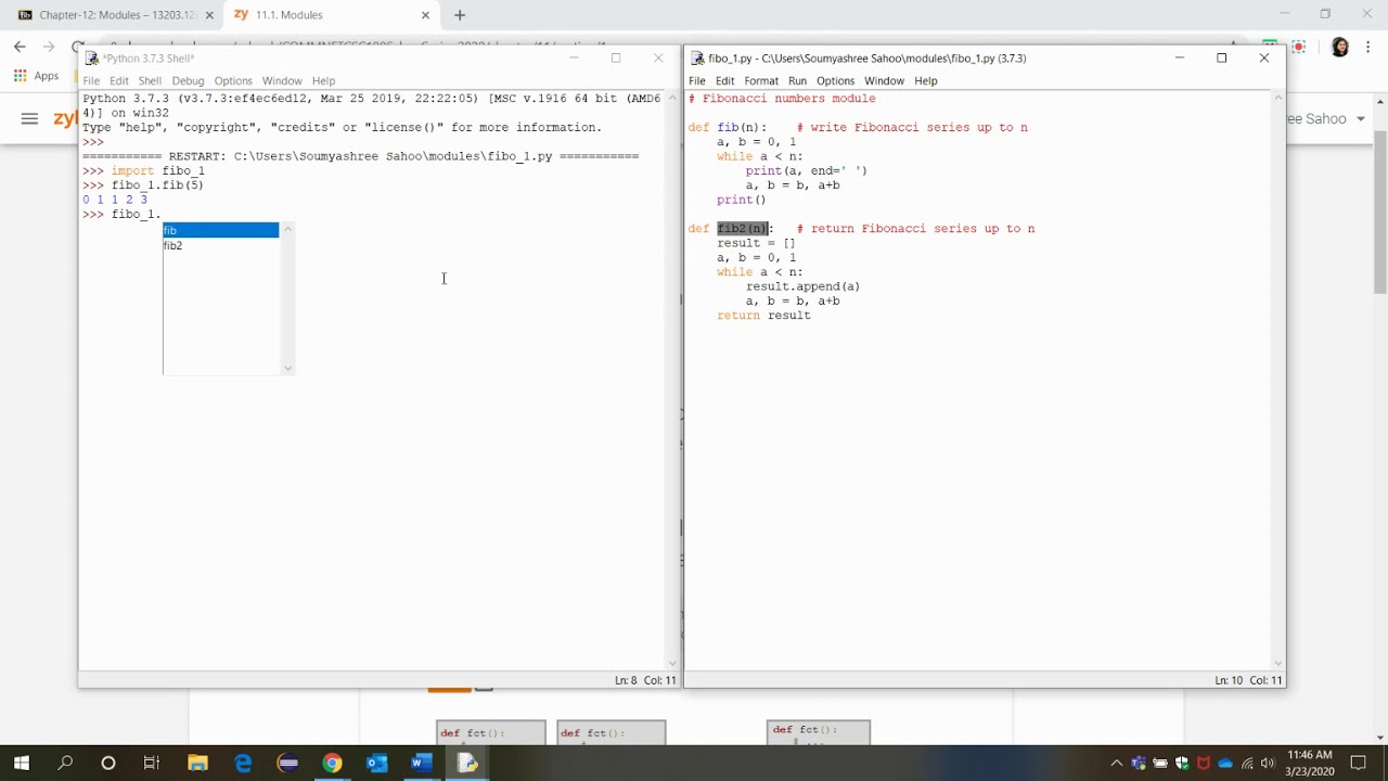 Python modules - YouTube