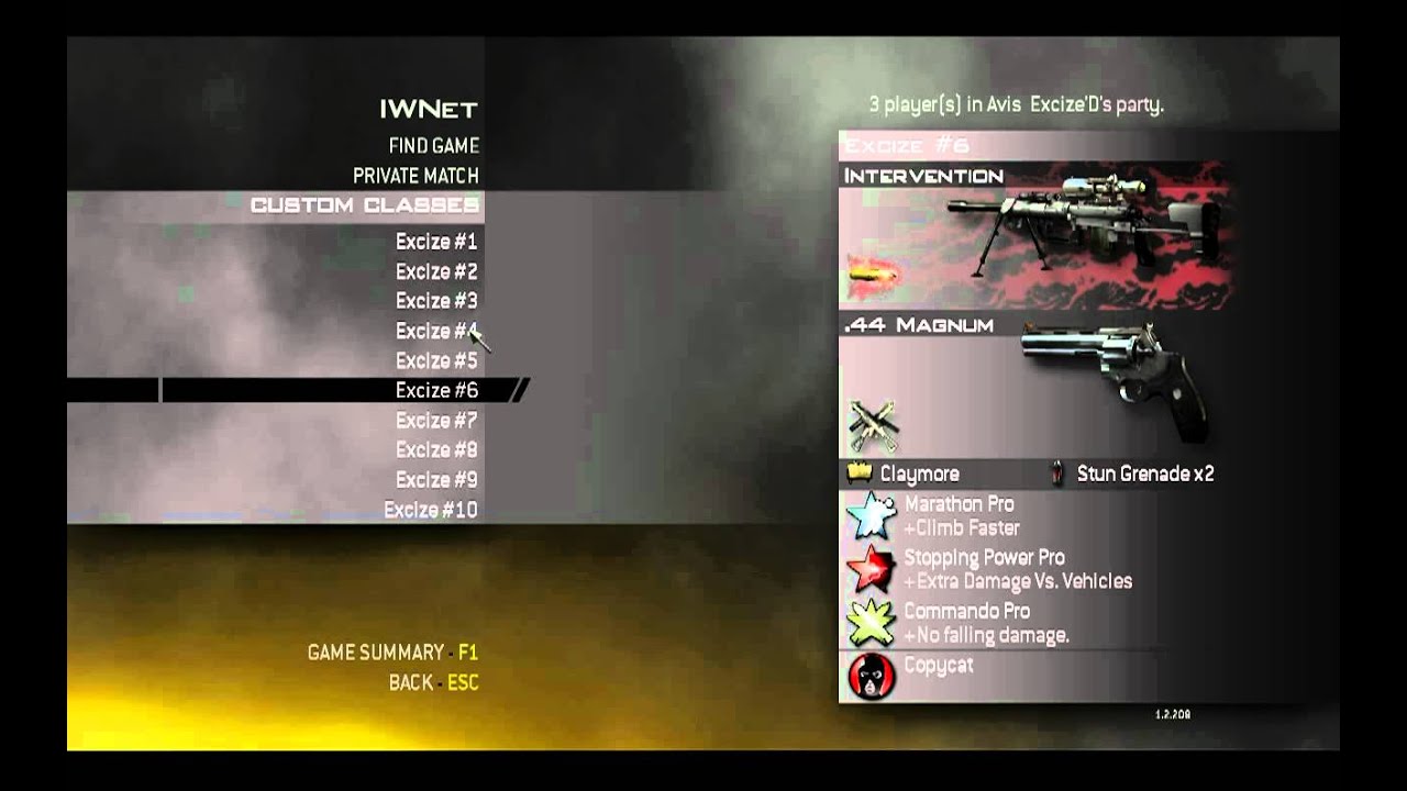 mw2 trick shot class mw2 trick shot class