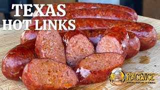 HOMEMADE TEXAS STYLE HOT LINKS | SMOKIN JOES RECIPE | CHARGRILLER GRAND CHAMP XD