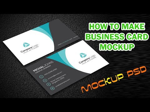 How to Make Business Card Mockup || Photoshop Tutorial