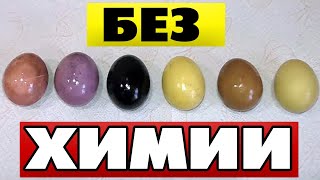 Как покрасить яйца без красителей на пасху натуральными продуктами? 🌞