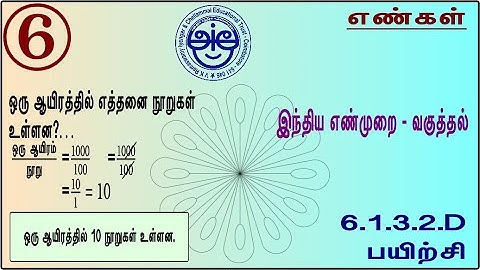 6.1.3.2.D - 6th Std Maths Made Sweet Indian Number System - Division - Exercise 2