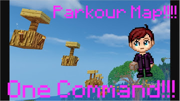 Parkour Map in One Command!!!!