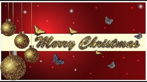 Merry Christmas Background Designs - CorelDraw X7 - KingspetDesigns