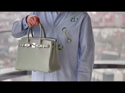 Hermes Togo Kelly Retourne 25 Gris Neve